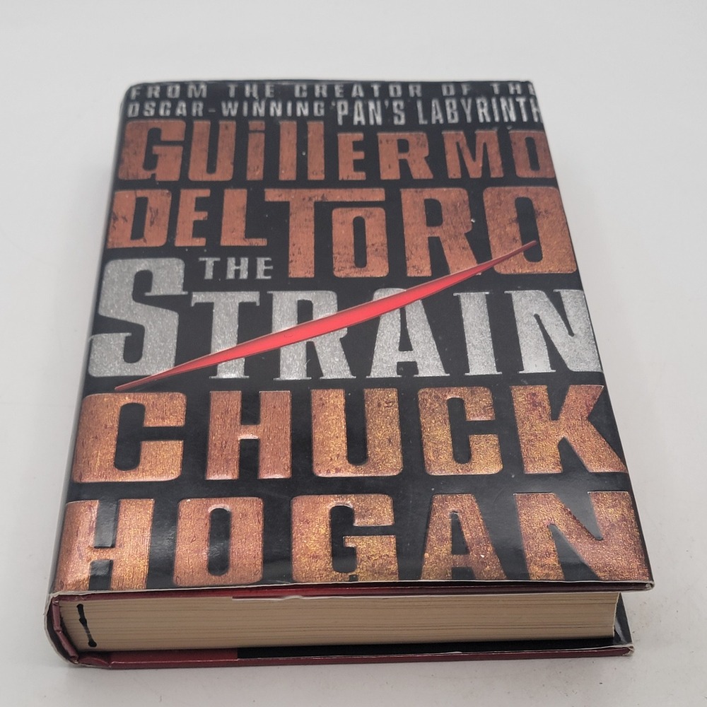 Guillermo del Toro The Strain Hardcover First Edition 1st Printing Horror Good